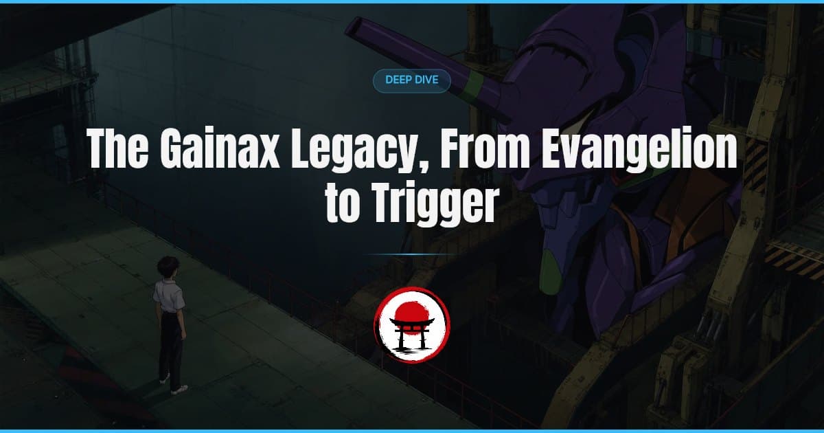 Gainax did not leave behind a single house style. Its real inheritance can be found in Evangelion's credits, which chart the people who would shape two decades of anime that rarely looked alike.