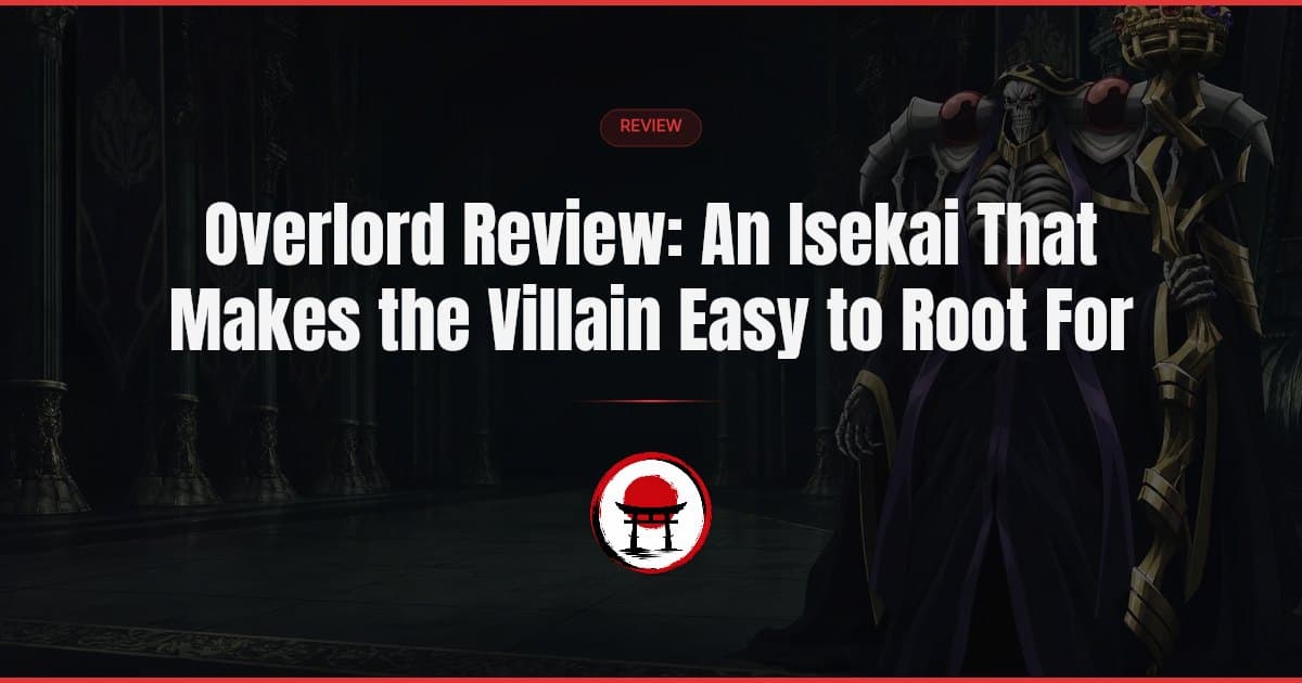 Overlord builds a gripping isekai around a villainous lead and the bizarre residents of Nazarick. Dated CGI battles and a slow middle keep it from reaching the top tier.