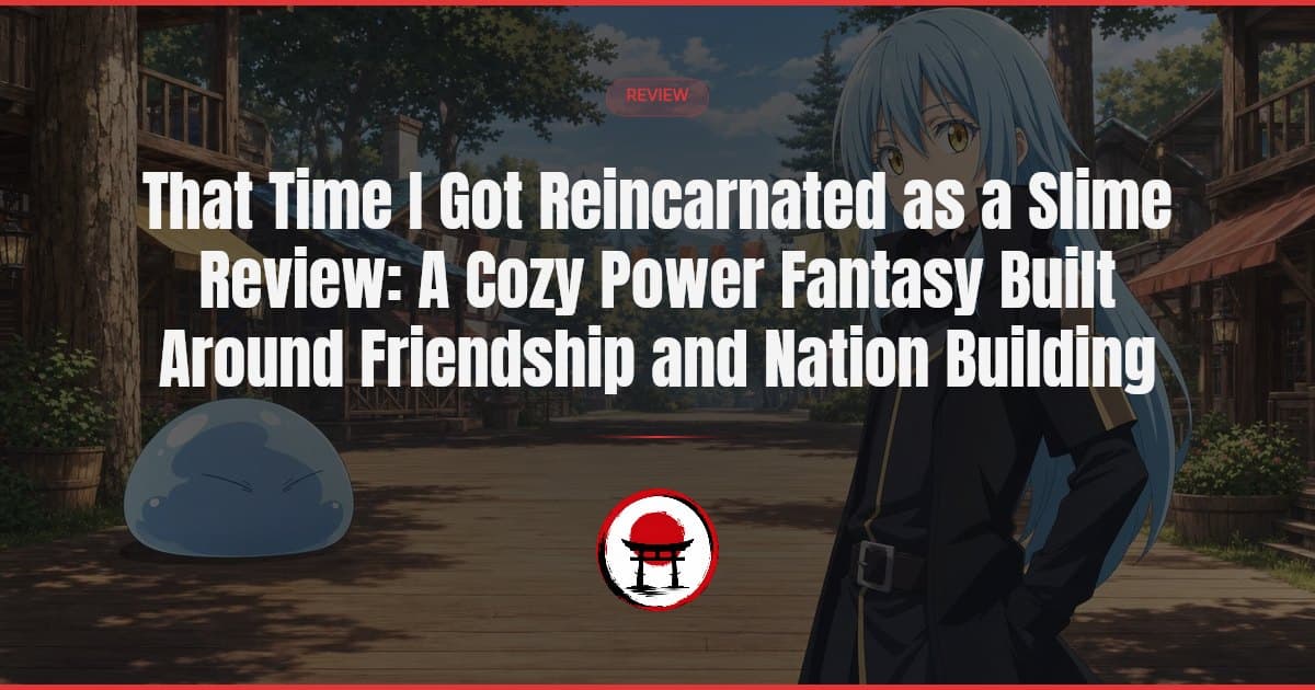 This easygoing wish-fulfillment isekai finds its appeal in watching an absurdly powerful slime create a monster nation. It is charming and comforting, though genuine tension is rare.