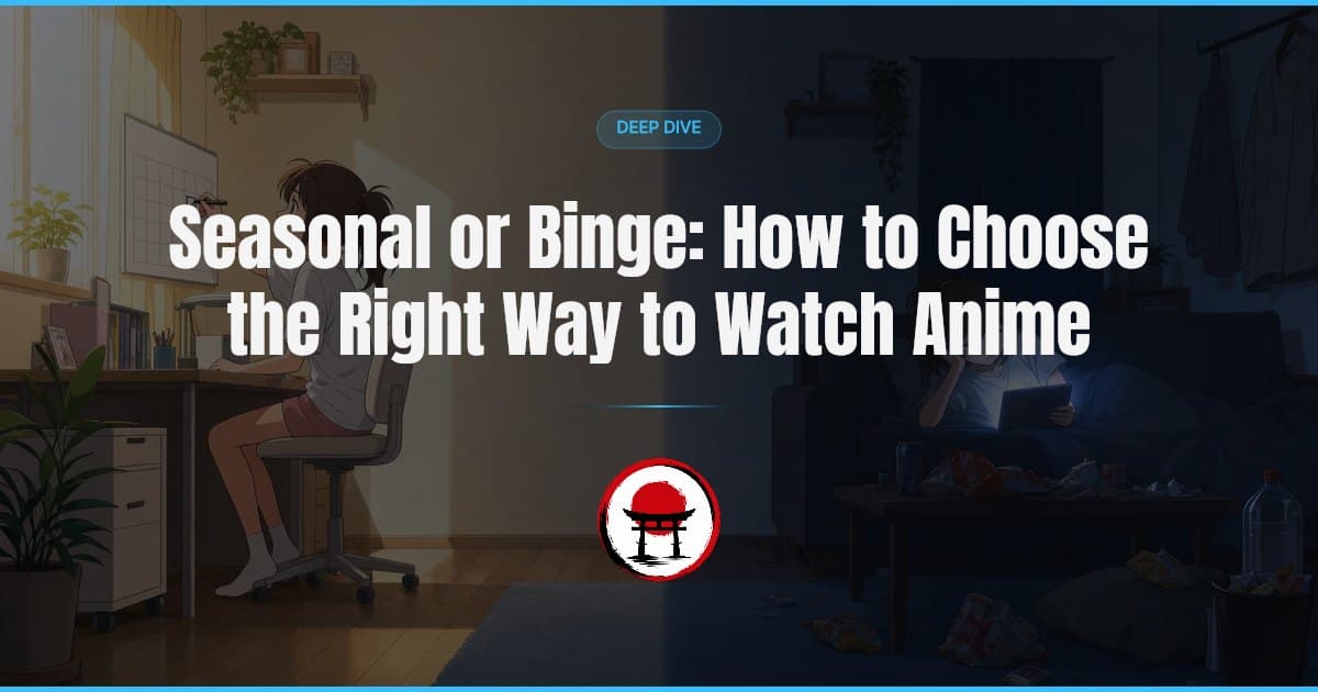 There is no single correct way to watch anime. The show's structure matters, but so does your patience, your tolerance for spoilers, and whether you want to join the weekly conversation.