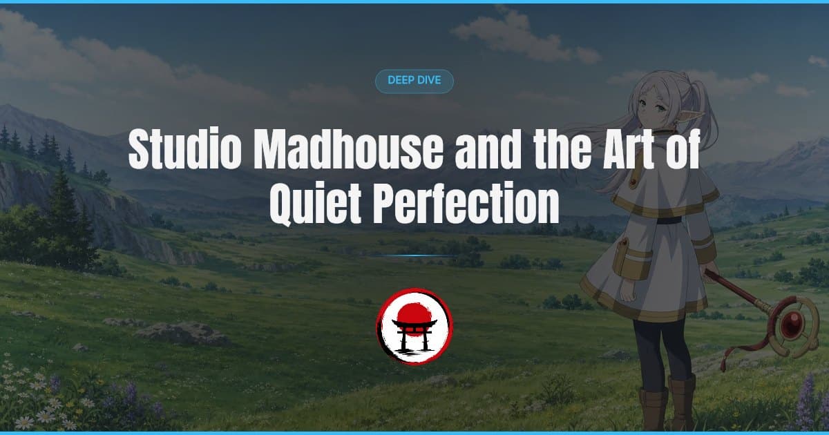 Madhouse has no recognisable house style. Its greatness comes from how it works, not how its anime look, and the credits for Frieren show that method in action.